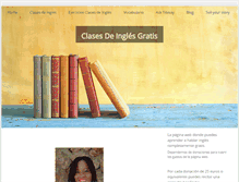 Tablet Screenshot of clases-de-ingles-gratis.com